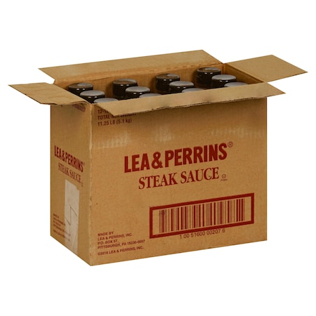 Lea & Perrins Sauce Traditional Steak Plastic Bottle 15 oz., PK12 10051600002076
